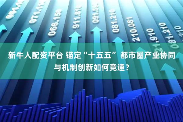 新牛人配资平台 锚定“十五五” 都市圈产业协同与机制创新如何竞速？