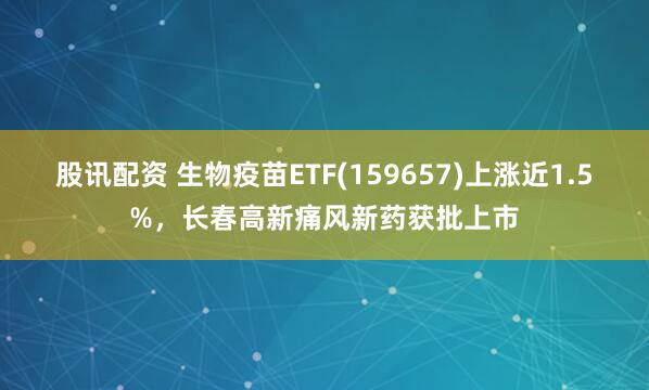 股讯配资 生物疫苗ETF(159657)上涨近1.5%，长春高新痛风新药获批上市