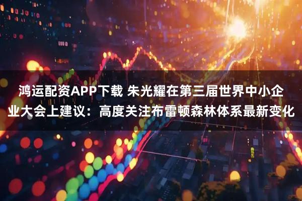 鸿运配资APP下载 朱光耀在第三届世界中小企业大会上建议：高度关注布雷顿森林体系最新变化