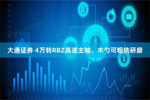 大通证券 4万转RBZ高速主轴，木勺可粗铣研磨